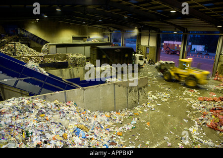 Gemeinschaft Abfallrecycling Milton Keynes Stockfoto