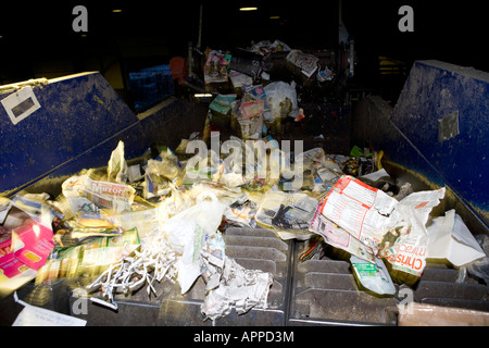 Gemeinschaft Abfallrecycling Milton Keynes Stockfoto