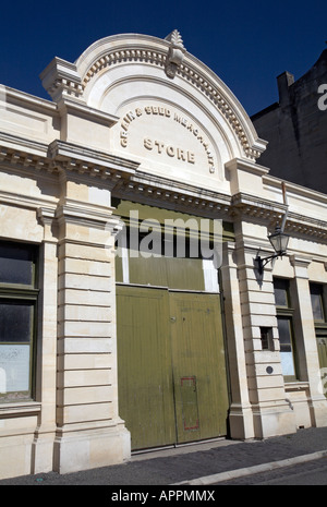 Smiths Getreidespeicher im historischen Bezirk, Oamaru, Südinsel, Neuseeland Stockfoto