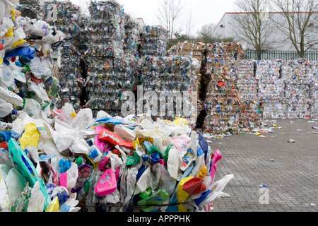 Gemeinschaft Abfallrecycling Milton Keynes Stockfoto