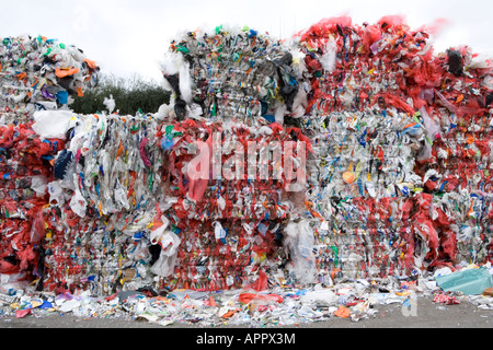 Gemeinschaft Abfallrecycling Milton Keynes Stockfoto