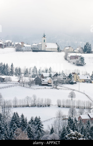 Winterlandschaft, Wald Appenzell Ausserrohden Schweiz Stockfoto