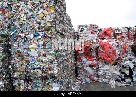 Gemeinschaft Abfallrecycling Milton Keynes Stockfoto