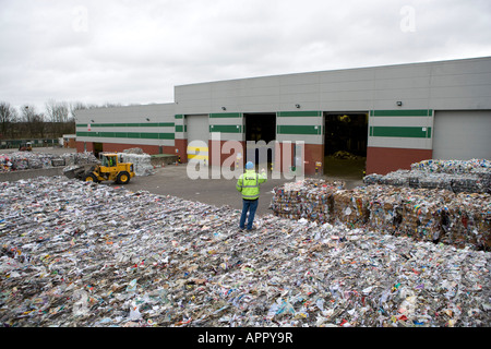 Gemeinschaft Abfallrecycling Milton Keynes Stockfoto