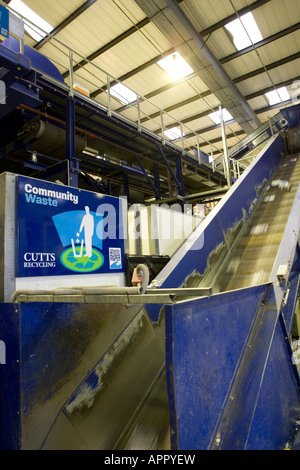 Gemeinschaft Abfallrecycling Milton Keynes Stockfoto