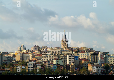 Blick auf Istanbul mit der Galata-Turm, Türkei Stockfoto