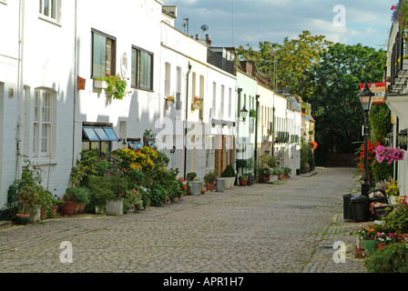 Ennismore Gärten Mews in Knightsbridge, London SW7 Stockfoto