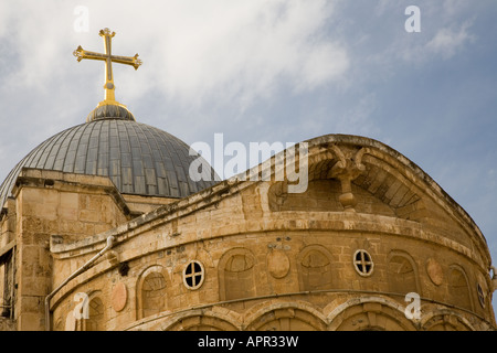 Stock Foto der Kirche des Heiligen Grabes auf dem Dach Stockfoto