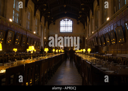 Der Speisesaal im Christ Church College, Oxford Stockfoto