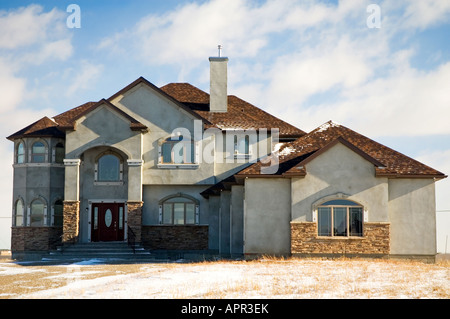 Neues teures Haus im Bau Stockfoto