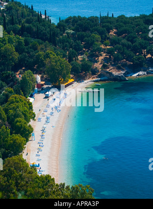 Zusammen Beach, Korfu, Griechenland, Ionische Inseln Stockfoto