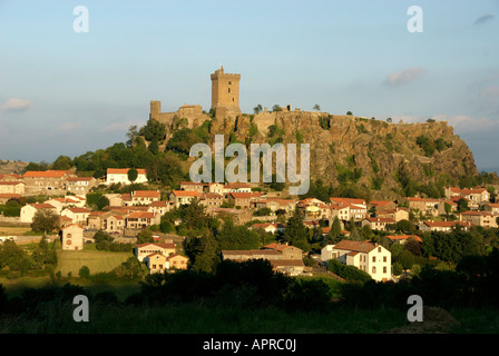 Festung von Polignac, Haute Loire, Auvergne, Frankreich Stockfoto