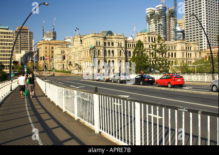 Victoria-Brücke und Treasury Casino Brisbane Queensland Australien Stockfoto