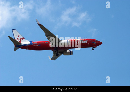 Virgin Blue Boeing 737 Australien Stockfoto