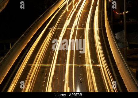 Autobahn Brisbane Queensland Australien Stockfoto