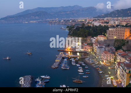 Sorrent-Amalfi-Küste in der Nähe von Neapel Italien Stockfoto