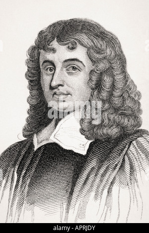 Isaac Barrow, 1630 - 1677. Englisch klassische schola,r Theologe und Mathematiker. Stockfoto