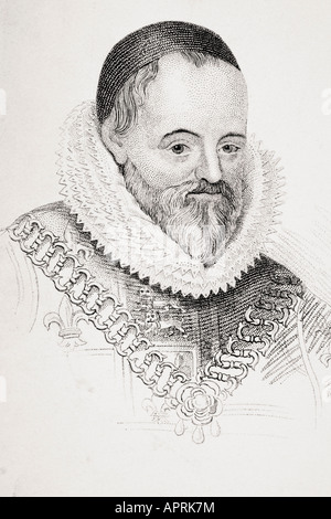 William Camden, 1551 - 1623. Englischer Antiquar, Historiker, Topograph und Herold. Stockfoto