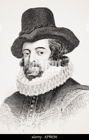 Francis Bacon, 1. Viscount St. Alban, 1561 - 1626. Englischer Anwalt, Staatsmann, Essayist und Philosoph. Stockfoto