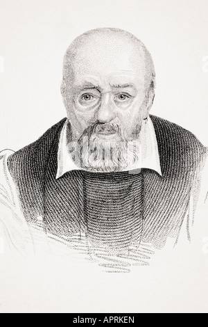 George Buchanan, 1506 - 1582. Schottischer Historiker und Humanist, Gelehrter. Stockfoto