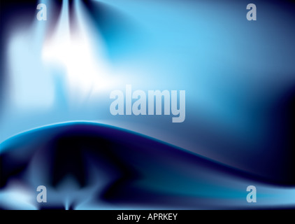 abstrakte Wasser-Themenpark mit Licht durch die Wolken platzen Stockfoto