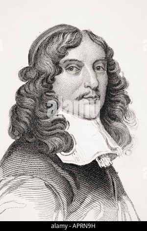 Andrew Marvell, 1621-1678. Englischer metaphysischer Dichter, Satiriker und Politiker. Aus den altenglischen Worthies Stockfoto