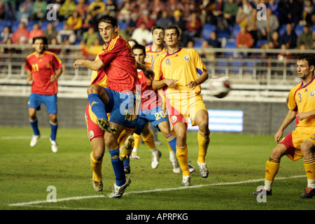 Ziel-Chance von Morientes. Stockfoto