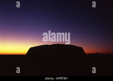 Uluru oder Ayers Rock Uluru Kata Tjuta Nationalparks Northern Territory Australien Stockfoto