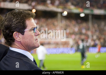 Fabio Capello, Trainer von Real Madrid. Stockfoto