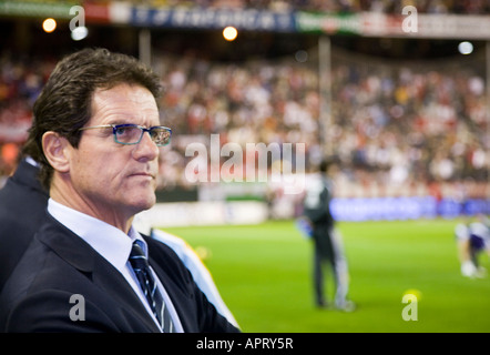 Fabio Capello, Trainer von Real Madrid. Stockfoto