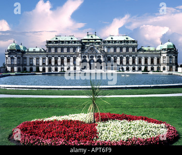 AT - VIENNA: Belvedere Palast und Gärten Stockfoto