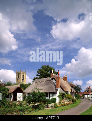 GB - WARWICKSHIRE: Hütte am Welford on Avon Stockfoto