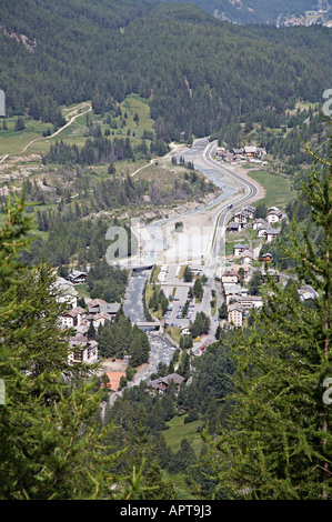 Linie 12 13G und 13 nach Lac Loie Gran Paradiso Nationalpark Italien Stockfoto