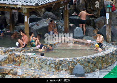 Millennium Hot Springs öffentliche Bäder Beitou Thermal Tal Taipei Taiwan Stockfoto