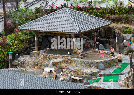 Millennium Hot Springs öffentliche Bäder Beitou Thermal Tal Taipei Taiwan Stockfoto