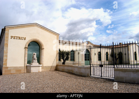 Weingut Petrus Pomerol-Frankreich Stockfoto