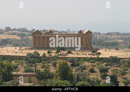 Tempel von Concord Agrigento Tal der Tempel Stockfoto