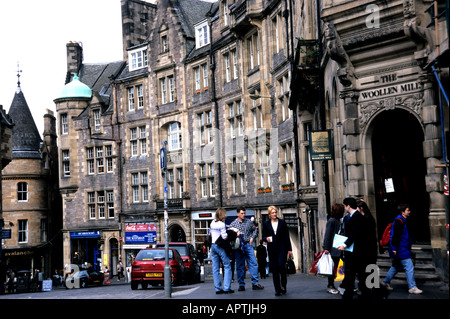 Schottland-Grossbritannien-Edinburgh-Royal Mile Stockfoto