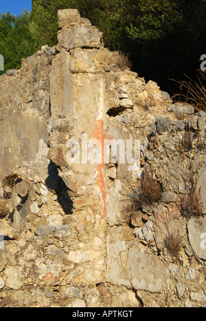 altes Dorf Skala 112, malte Rendern kein 2604 Kephalonia Griechenland Stockfoto