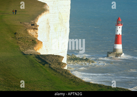 Ein paar Fuß auf Klippen bei Beachy Head in East Sussex.  Bild von James Boardman Stockfoto