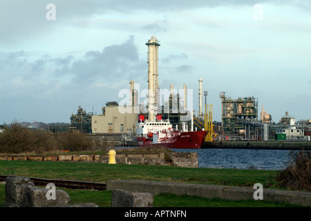 ABP Barry Docks Südwales Sigas Herzog LPG-Tanker Schiff Stockfoto