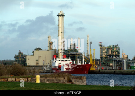 ABP Barry Docks Südwales Sigas Herzog LPG-Tanker Schiff Stockfoto