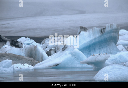 Mythischen Fantasy Eisberg Landschaft Jökulsárlón Island Stockfoto