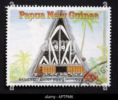 Papua Neuguinea Briefmarke Stockfoto