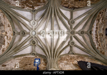 Detail des Eingangs durch Bloody Tower auf dem Tower of London in London UK Decke Stockfoto