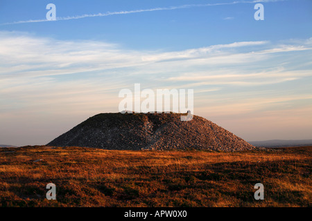 Königin Medb Grab, Knocknarea Mountain, Silgo County, Irland Stockfoto