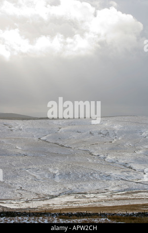 Langstrothdale im Winter North Yorkshire England UK Stockfoto