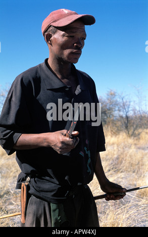 Bushman Jäger Buschmannland Namibia Stockfoto