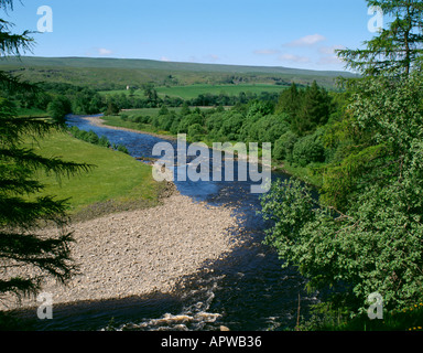 Flusses Tees in der Nähe von Holwick, über Middleton-in-Teesdale, obere Teesdale, North Pennines, County Durham, England, UK. Stockfoto