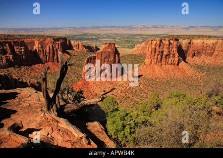 Independence Monument, Grand View, Colorado National Monument, Grand Junction, Colorado Stockfoto